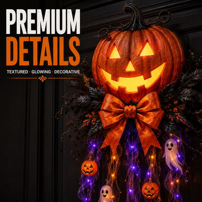 👻 Lighted Pumpkin & Ghost Door Cascade🛒