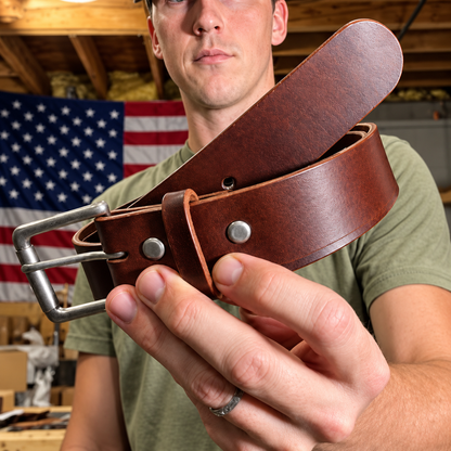 ⭐2026 USA Sale: Up to 50% OFF - 🔥 100% Handmade Full-Grain Buffalo Leather Belt