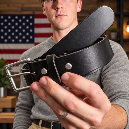 ⭐2026 USA Sale: Up to 50% OFF - 🔥 100% Handmade Full-Grain Buffalo Leather Belt