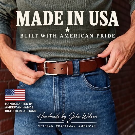 ⭐2026 USA Sale: Up to 50% OFF - 🔥 100% Handmade Full-Grain Buffalo Leather Belt