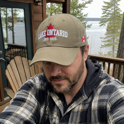 🔥😍Lake Ontario Forever – Heritage Embroidered Cap🍁