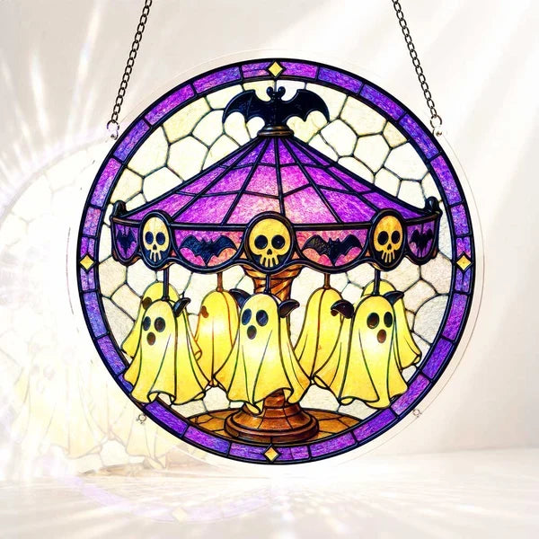 🧘Relaxing & Beginner-☀Acrylic Jigsaw Puzzle Suncatcher(✨Relaxing DIY Craft to Create Stunning Christmas Artwork)