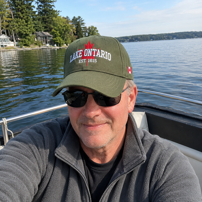 🍁Lake Ontario Forever – Heritage Embroidered Cap
