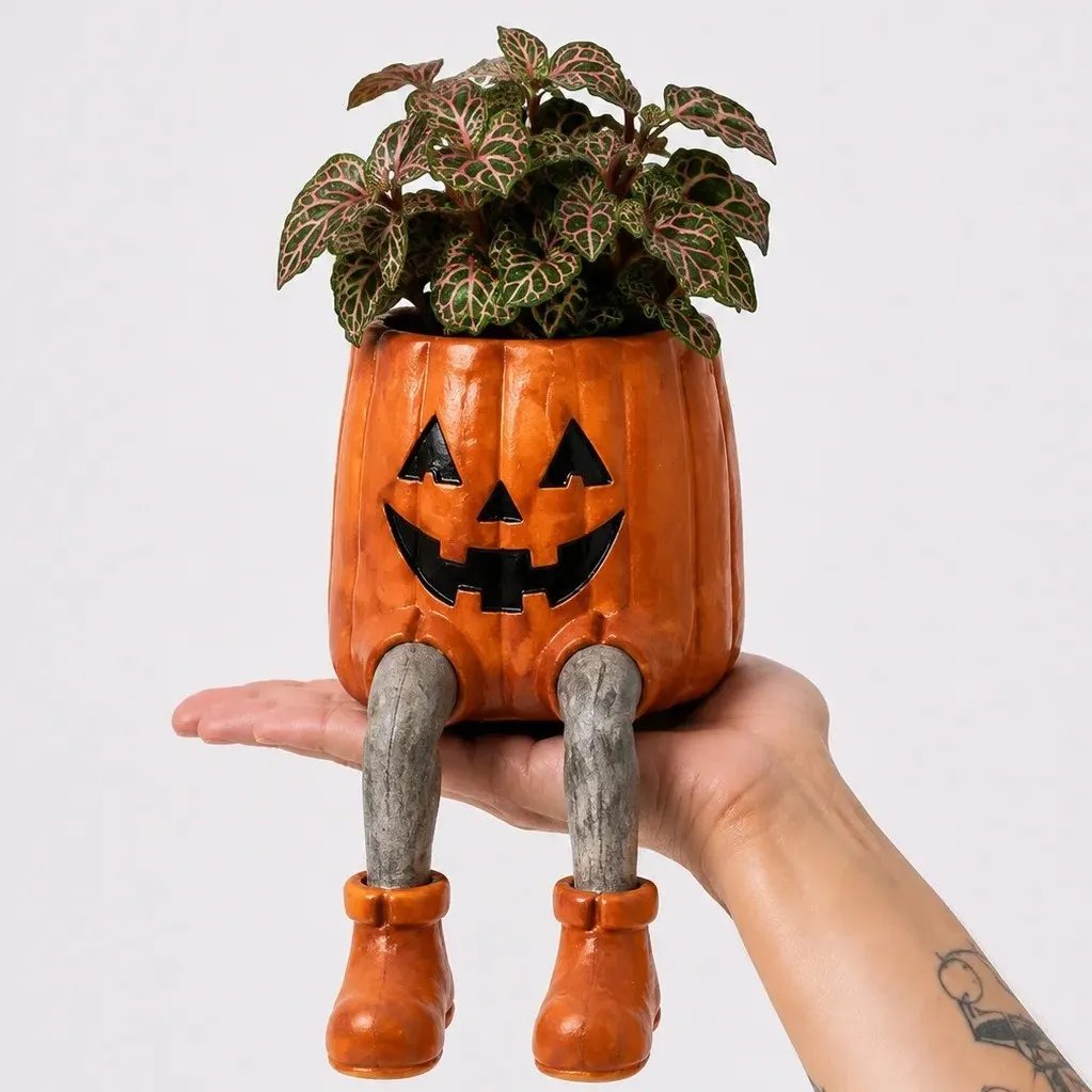 ⭐2026 USA Sale: Up to 50% OFF - 🎃 Halloween Hanging Leg Planter