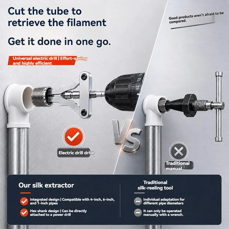 🔧 Over 78,900 Sold+! 🛠️2027 Nestmiro® Broken Pipe Extractor Tool