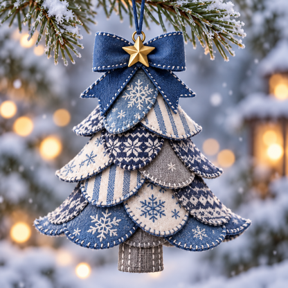 2027 Nestmiro® Patchwork Christmas Tree DIY Kit – 5 Festive Holiday Designs