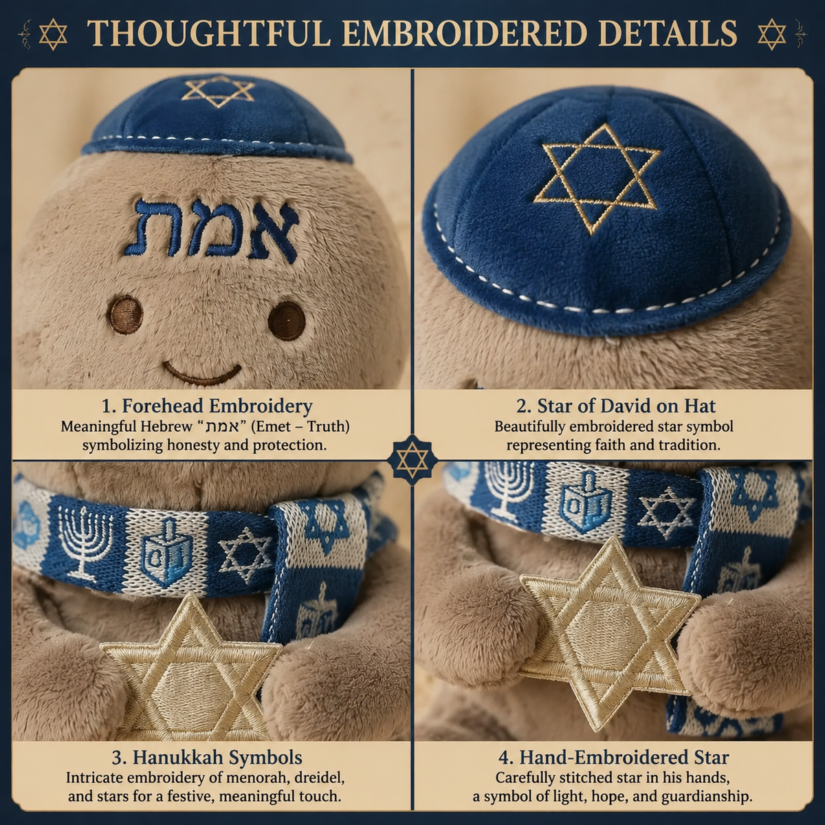 ✡️Hanukkah Emotional Support Guardian Collection Plush Doll