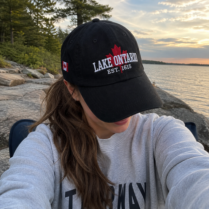 🔥😍Lake Ontario Forever – Heritage Embroidered Cap🍁