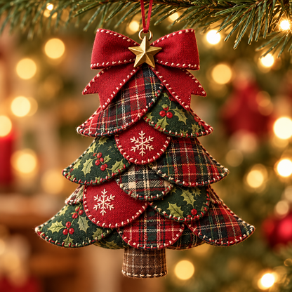 2027 Nestmiro® Patchwork Christmas Tree DIY Kit – 5 Festive Holiday Designs
