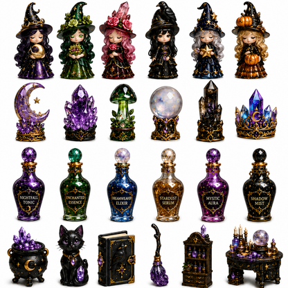 🔥The Crystal Witch’s Apothecary Advent Calendar 2026 – 24 Nights of Magical Miniatures