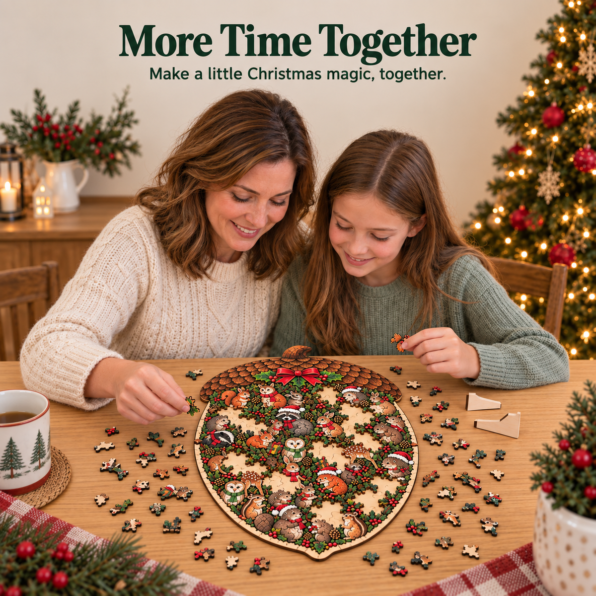 🔥😍Christmas Keepsake Puzzles — Make Memories One Piece at a Time