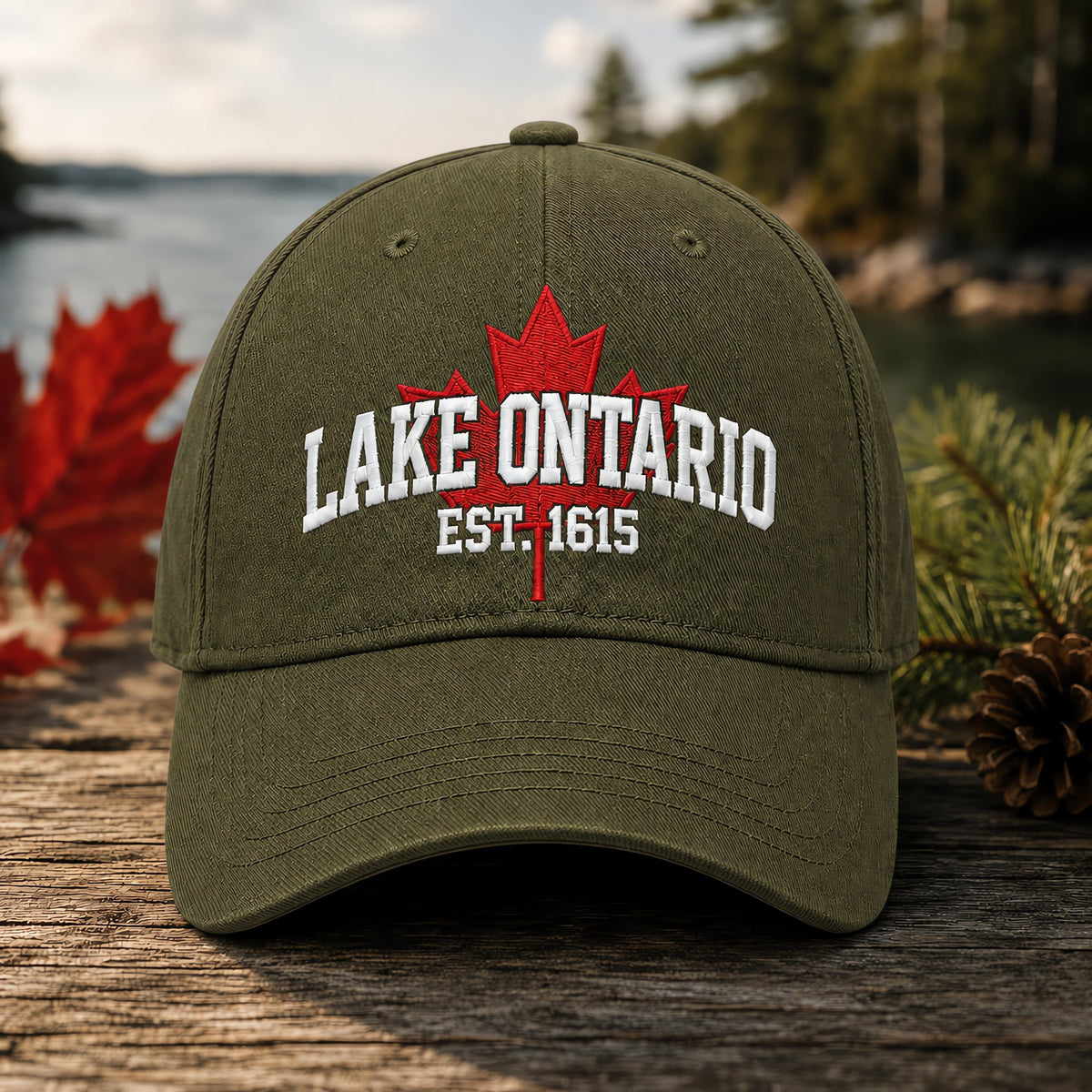 ❤️Lake Ontario Forever – 2027 Nestmiro®Heritage Embroidered Cap🍁