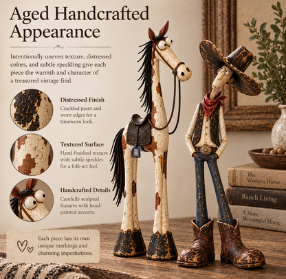 🔥LAST DAY 49% OFF | Nestmiro®Handmade🤠 Just a Cowboy & His Trusty Ol’ Horse 🐴