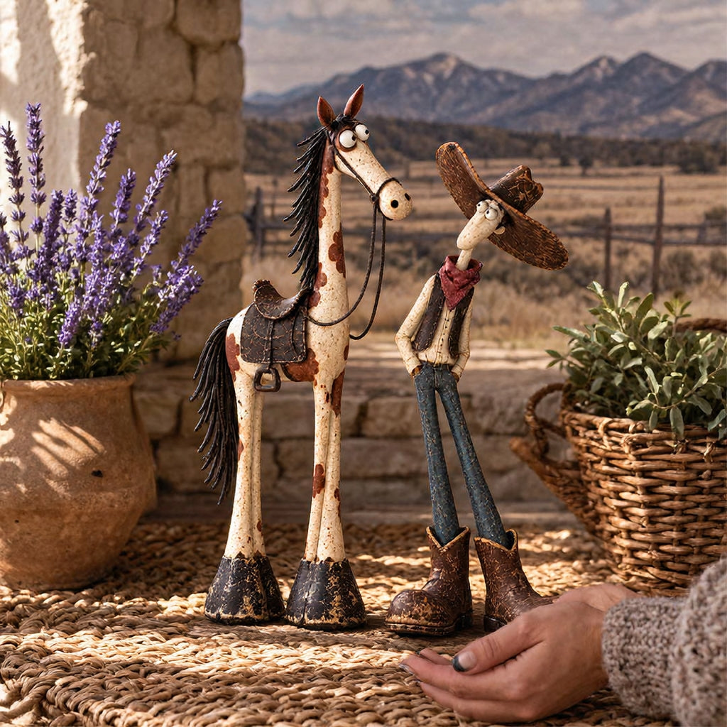 🔥LAST DAY 49% OFF | Nestmiro®Handmade🤠 Just a Cowboy & His Trusty Ol’ Horse 🐴