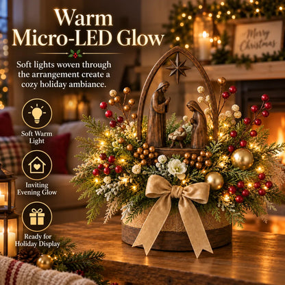 🌸Holy Night Christmas Nativity Display
