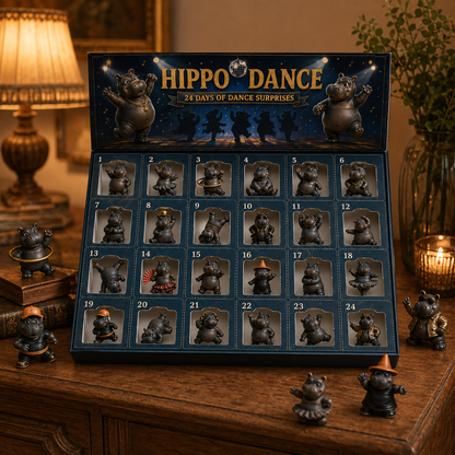 🔥🦛Open, Meet, Collect — 2027 Nestmiro® Funniest Hippo Dance Troupe Gift Set😂💃