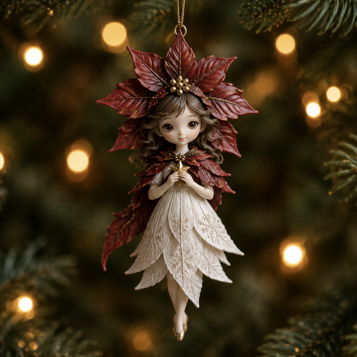 🎄Enchanted Bloom Fairy Christmas Ornament Collection