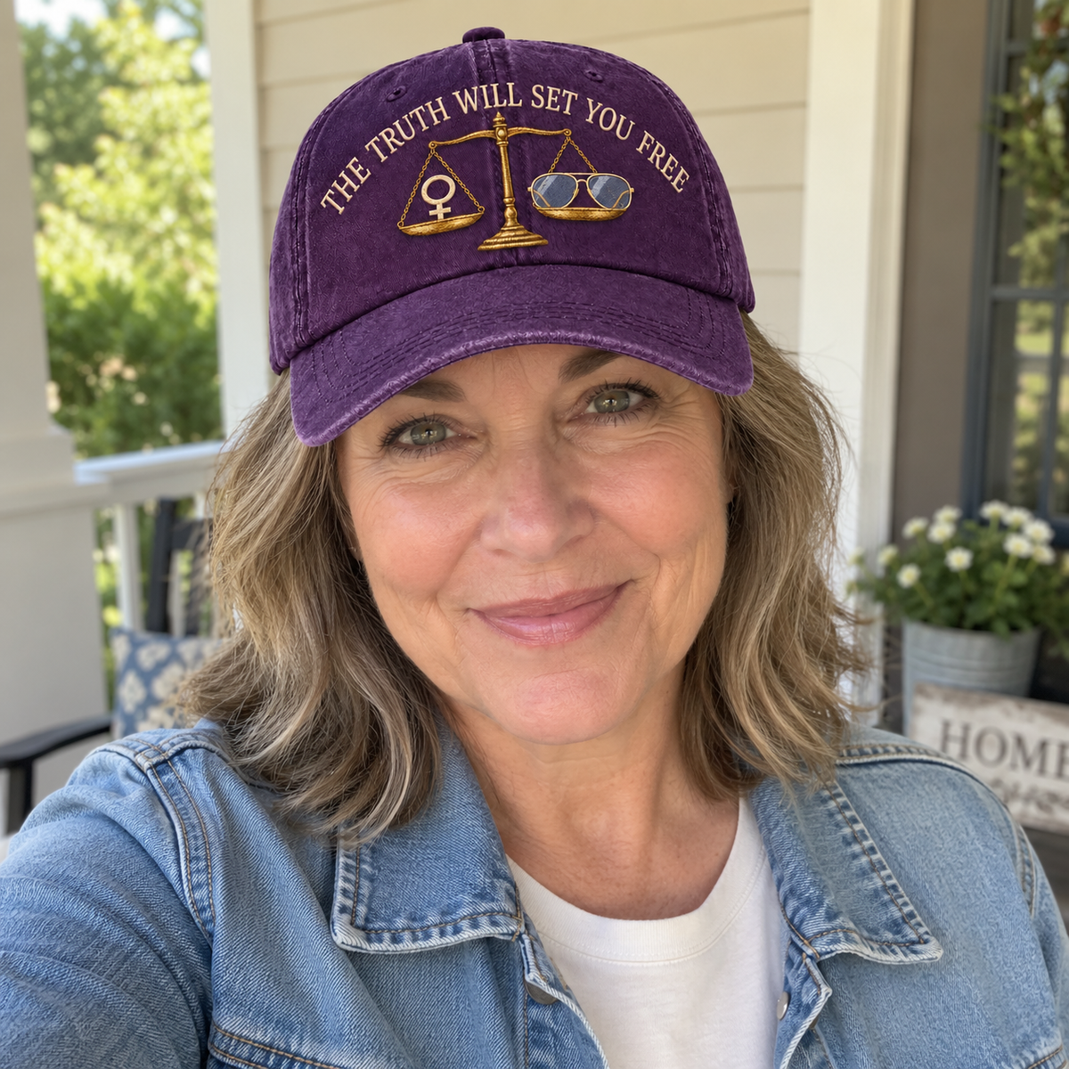💜 The Truth Will Set You Free Embroidered Cap