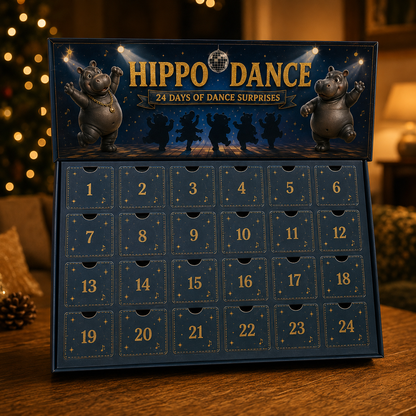🔥🦛Open, Meet, Collect — 2027 Nestmiro® Funniest Hippo Dance Troupe Gift Set😂💃