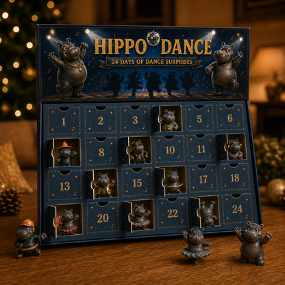🔥🦛Open, Meet, Collect — 2027 Nestmiro® Funniest Hippo Dance Troupe Gift Set😂💃