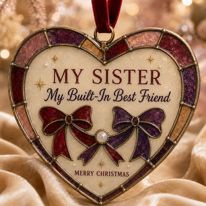 ✨Heartfelt 'Stained-Glass Style' Christmas Ornaments -❤️The Perfect Holiday Gift for Everyone You Love