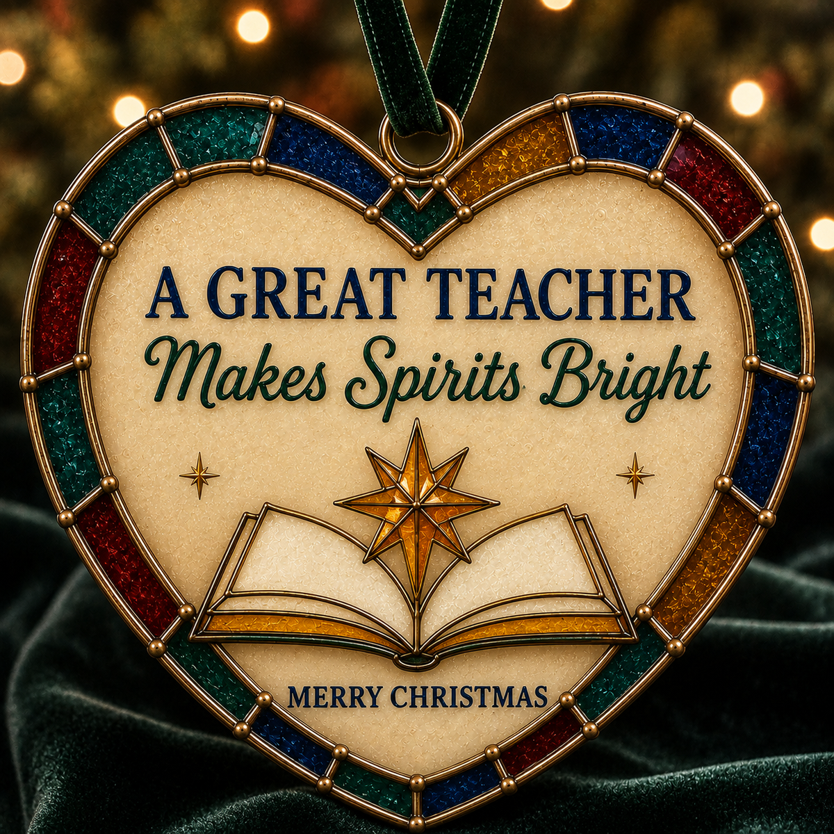 ✨Heartfelt 'Stained-Glass Style' Christmas Ornaments -❤️The Perfect Holiday Gift for Everyone You Love