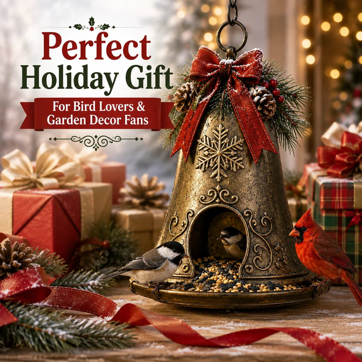 🔥Hanging Garden Feeders for Wild Birds-🎁Emotional Gift for Animal Lovers, Family, Friends, Loved Ones