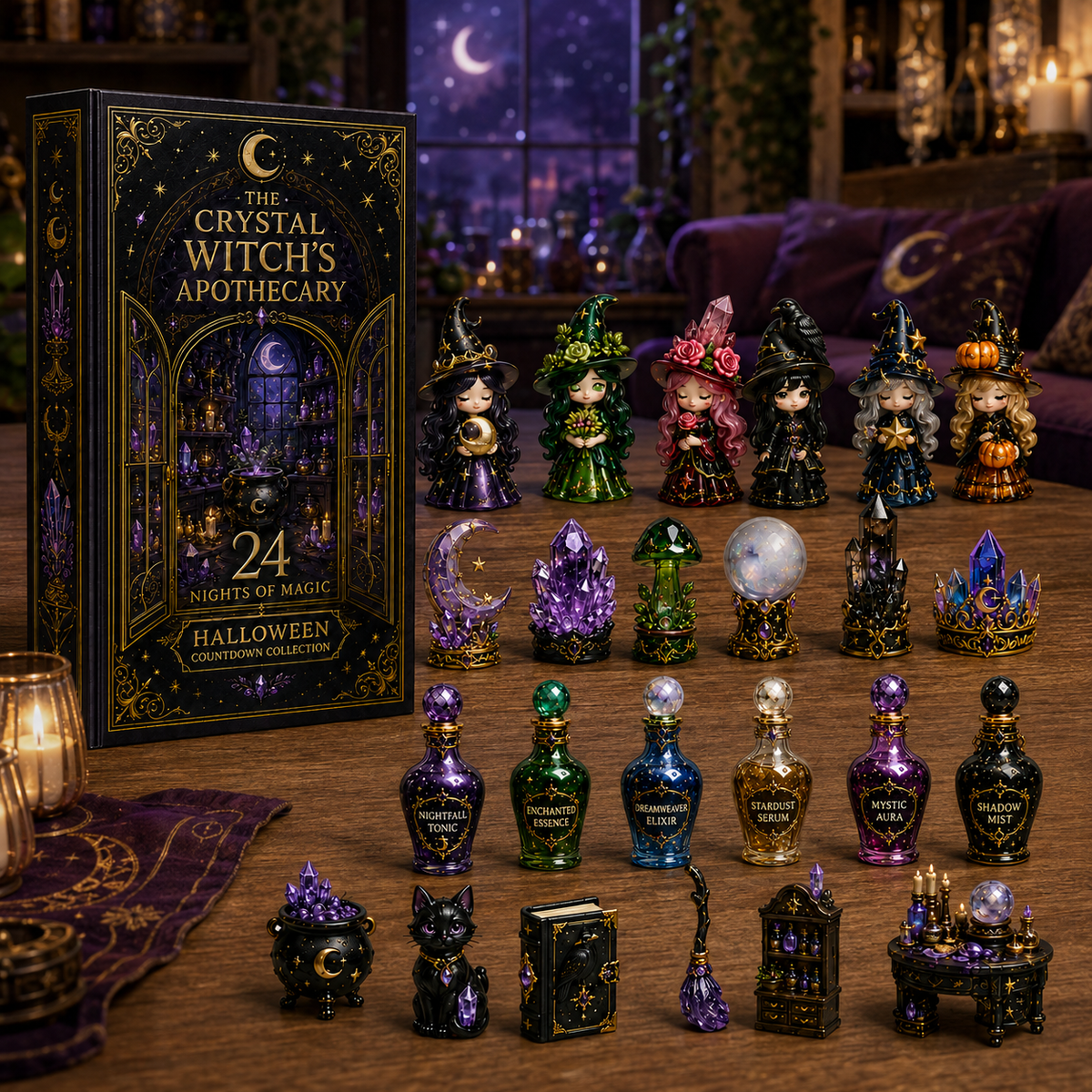 🔥The Crystal Witch’s Apothecary Advent Calendar 2026 – 24 Nights of Magical Miniatures