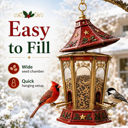 🔥Hanging Garden Feeders for Wild Birds-🎁Emotional Gift for Animal Lovers, Family, Friends, Loved Ones