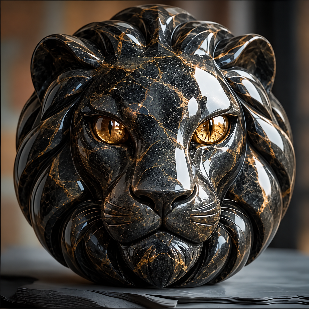 🔥Luxury Guardian Animal Stone Sculpture- ✨Elegant Home Décor & Gift-Ready Art Piece