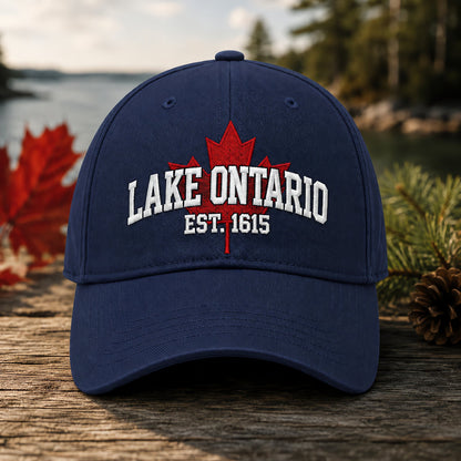🔥😍Lake Ontario Forever – Heritage Embroidered Cap🍁